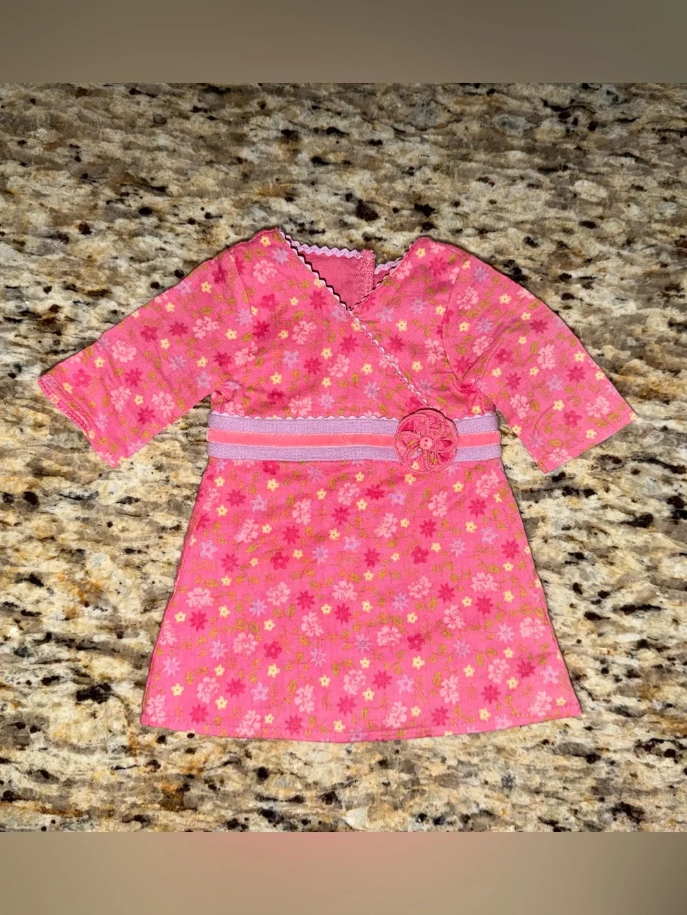 AMERICAN GIRL DOLL GIRL OF THE YEAR CHRISSA REPLACEMENT FLORAL  MEET DRESS